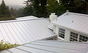 Silver metal roofing project